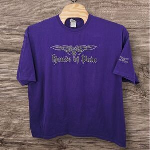 House Of Pain Shirt Size 3XL Purple Tribal Logo Hip Hop Trio VTG 90s Authentic